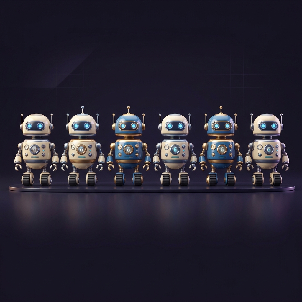 Шесть роботов